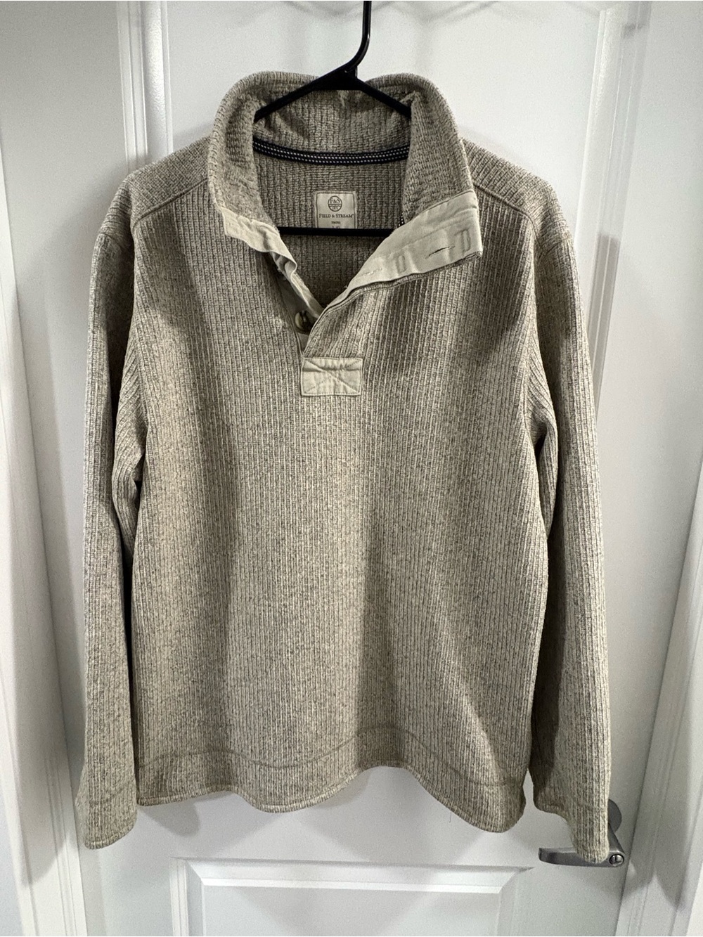 Field & Stream Large Quarter-Snap Sweater